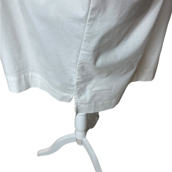 J.Jill White Shirt Collection Half Button Down Collared Shirt Size Large Tall - Picture 6 of 10